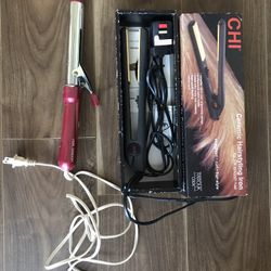 Curling And Straightening Iron For Hair