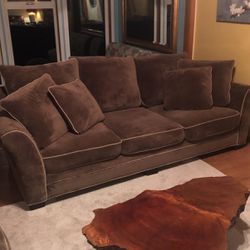 Oversized Couch and Loveseat 