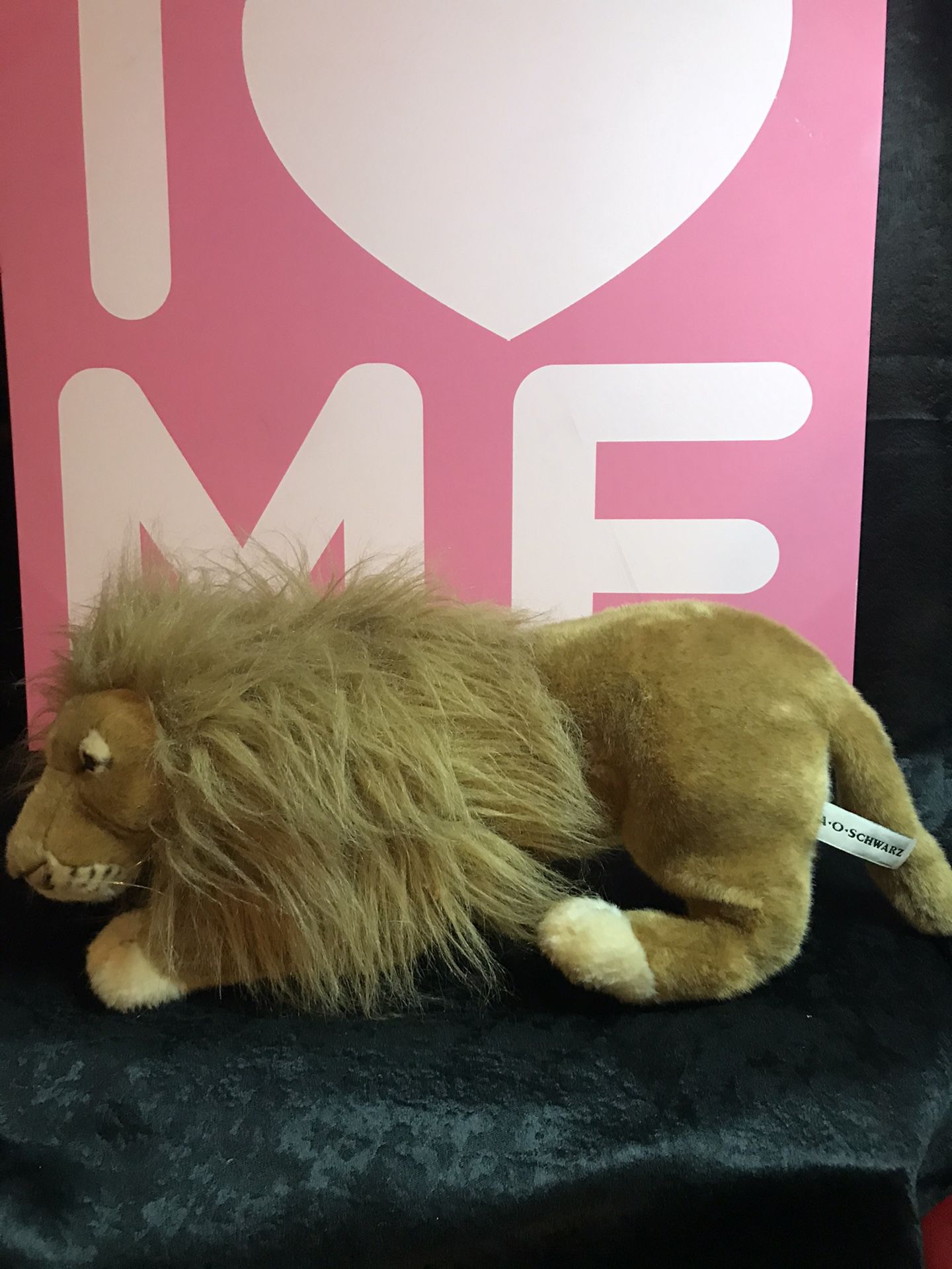 AO Schwartz 25 inch plush Stuffed lion! New!