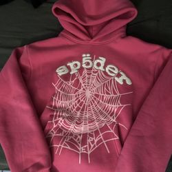 Sp5der Legacy Hoodie Pink