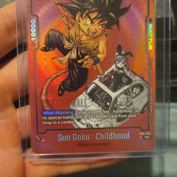Son Goku Red Manga Dragon Ball Card