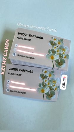 Cards Glossy Businesscards 100pcs-500pcs