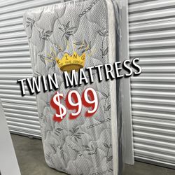 NEW TWIN MATTRESS ONLY $100