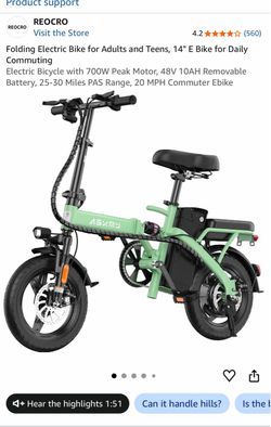 Selling E bike