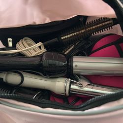 Bag of hair curlers