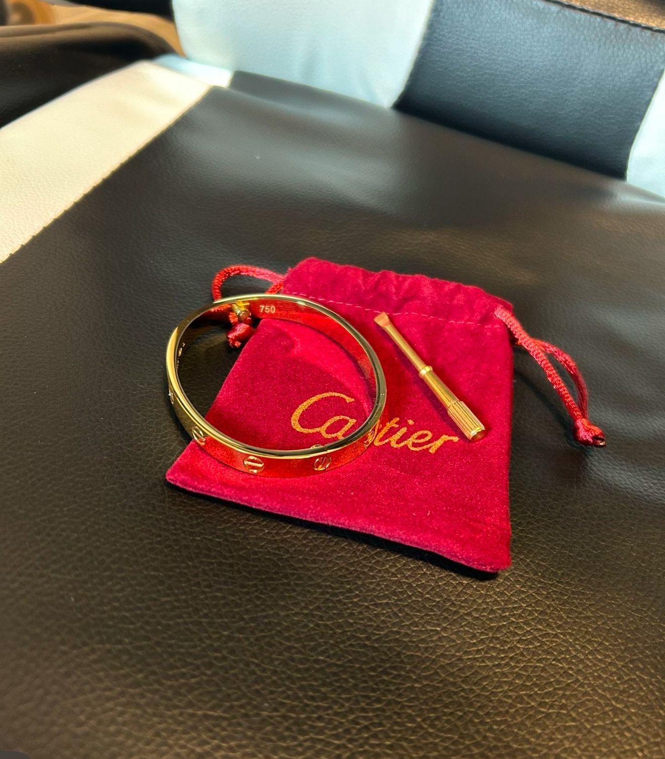 Gold Cartier Love Bracelet
