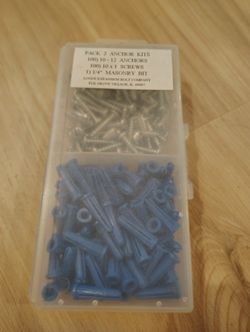 100 Piece Anchors And Screws 