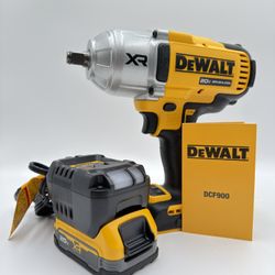 New pack dewalt XR 20 V max 1/2 high torque impact wrench, battery 20v 1.7 ah free Charguer