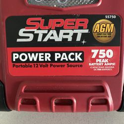 Super Start Power Pack 750amp Jump Starter