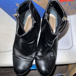 Style & Co Women's Jamila Side Zip Ankle Boots Black Size 8.5