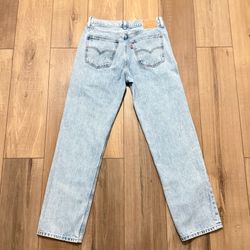 Levis blue low pro straight jeans