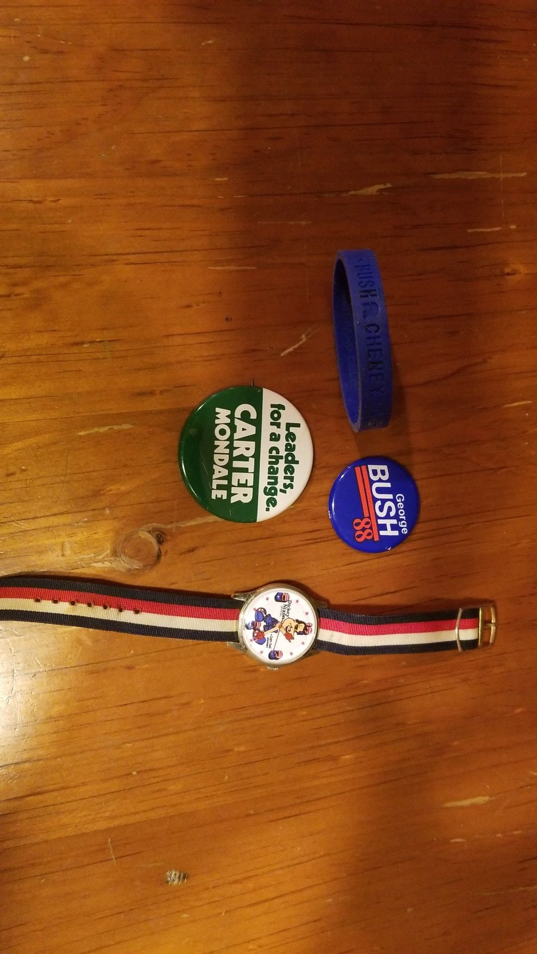 Assorted campaign items