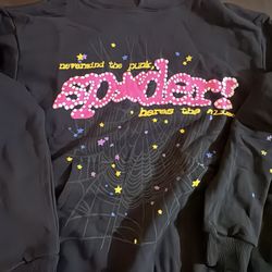 Sp5der Hoodie Pink V2 Medium 