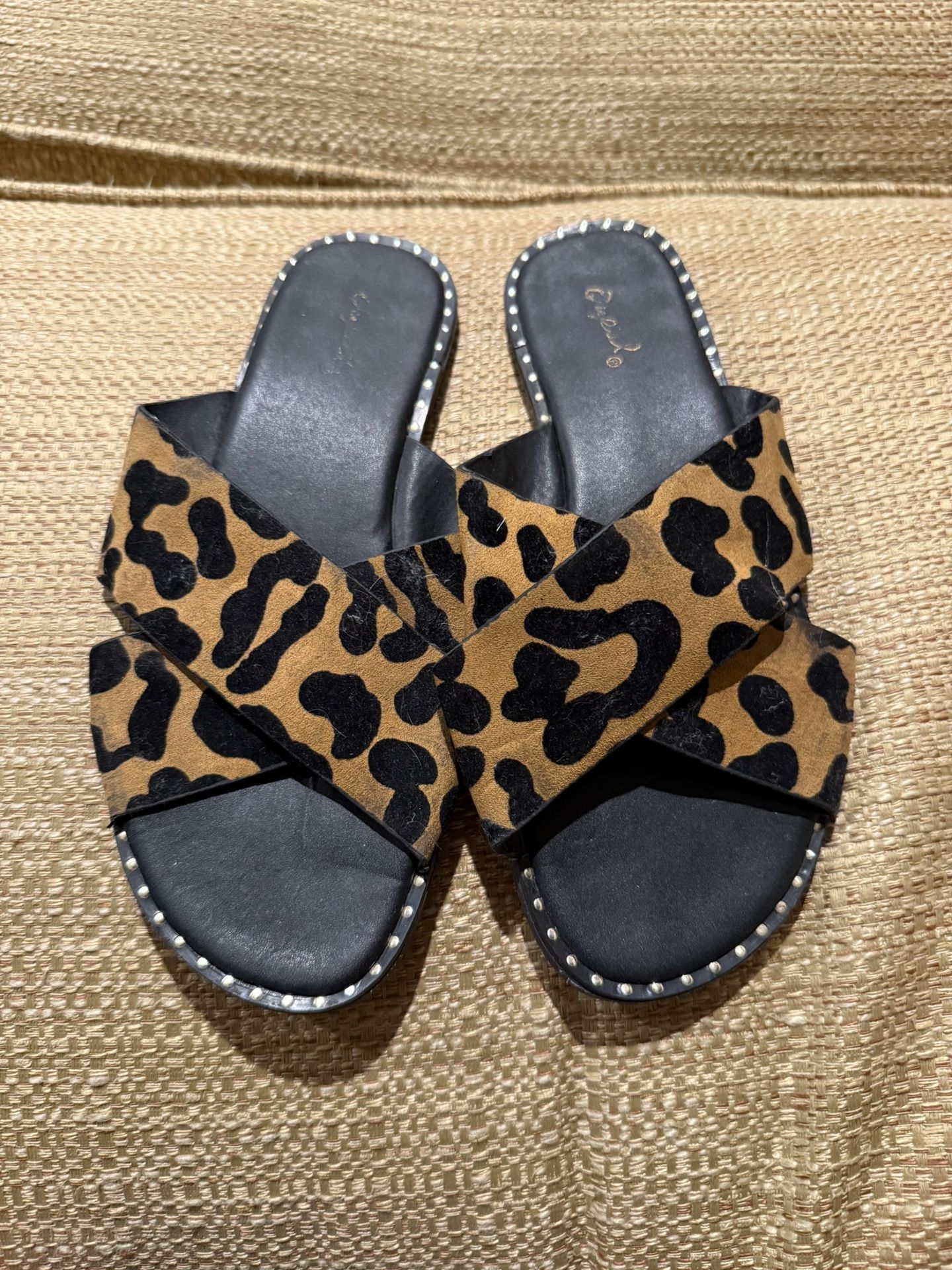 Leopard Sandals 