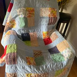 Twin Homemade Quilt 