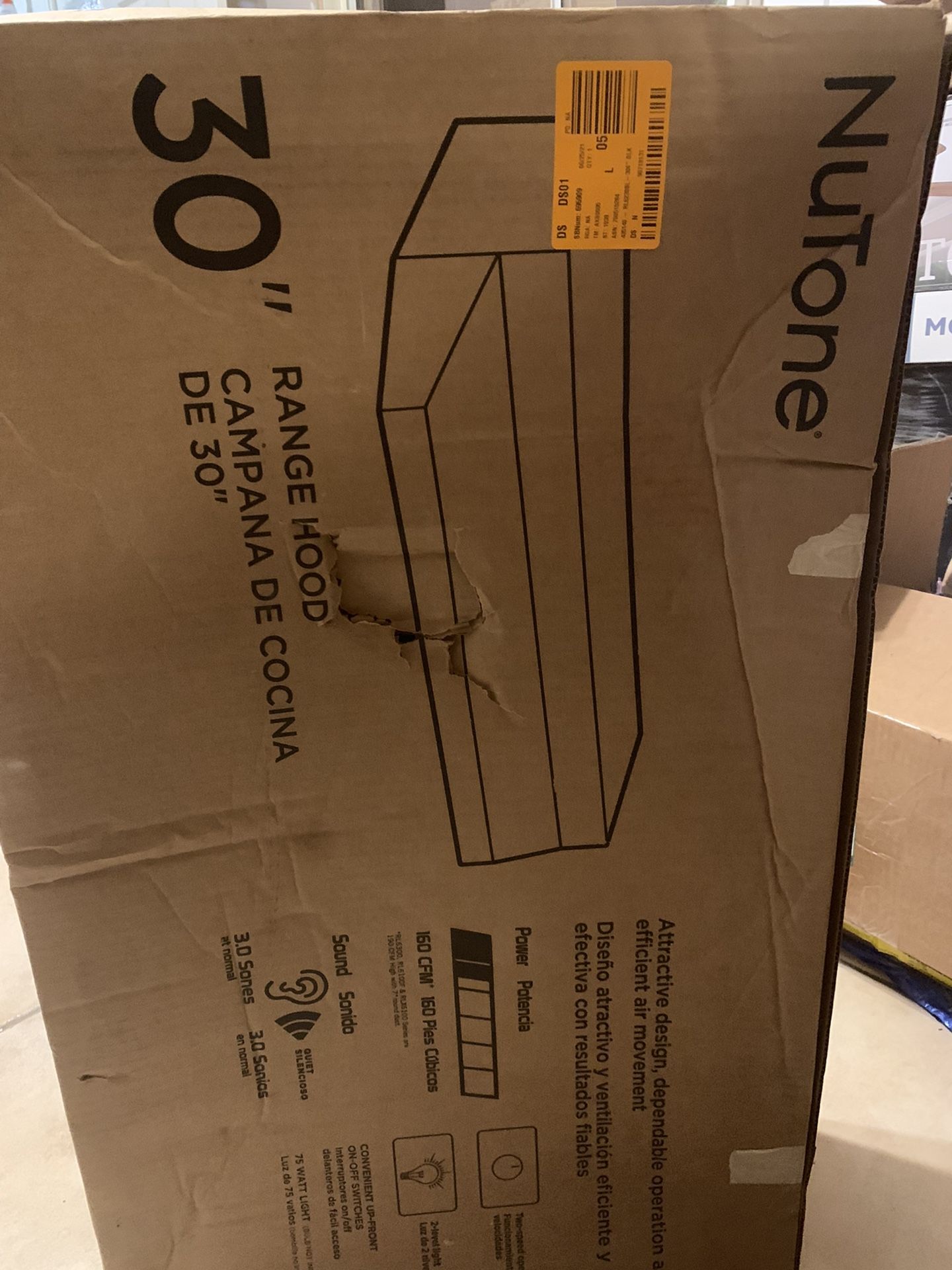 BroanNuTone RL6200 Series 30 in. Ductless Under Range Hood