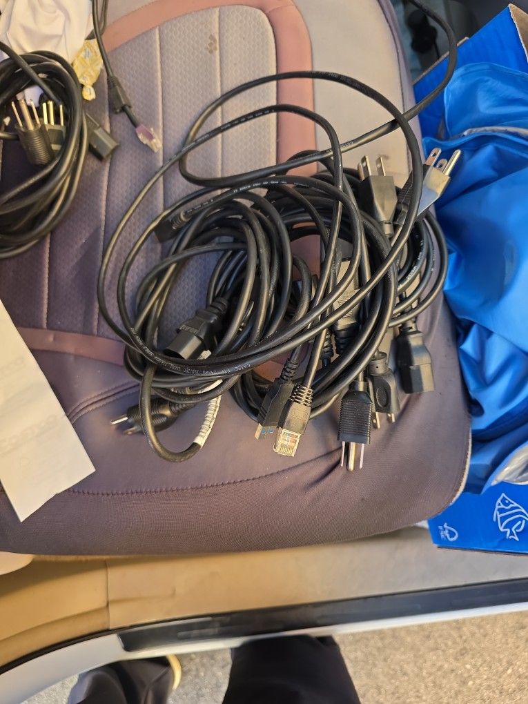 printer power usb or monitier cables each $2.00 2for $3.00