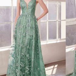 Dress Amoris T606, Sage, Size XS