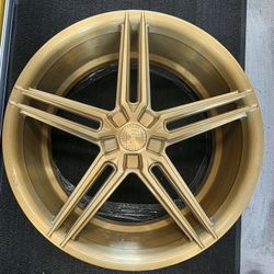 22" FORGIATO FORGED BRUSHED GOLD