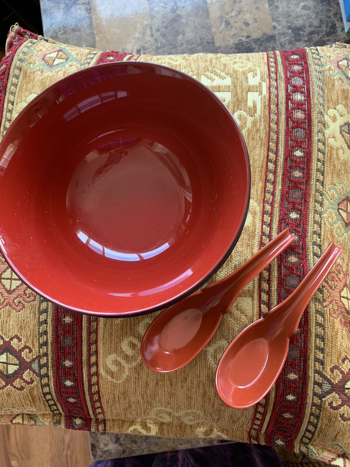 Special plastic twin bowls