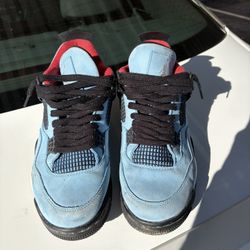 Used Travis Scott Jordan 4s Size 12