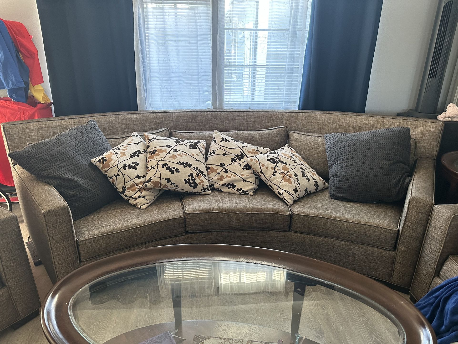 Living room couch And 2 Loveseats