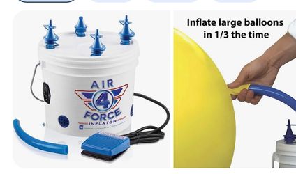 Air Force 4 Inflator With Foot Pedal