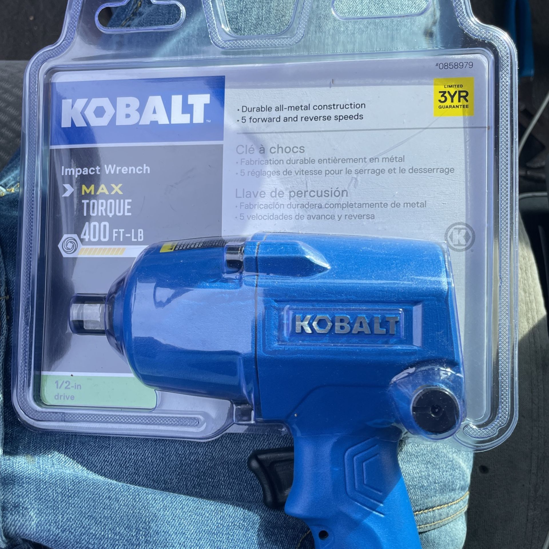 2 Kobalt Impact Wrench Max Torque 400 Ft-lb $80 for Both