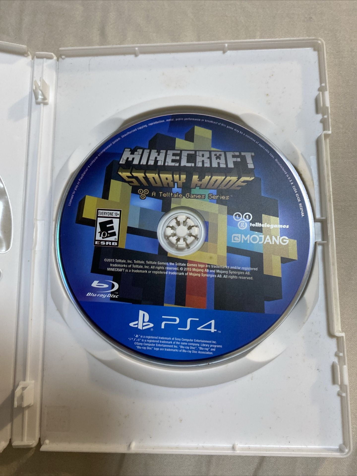Minecraft: Story Mode Disc only for PlayStation 4 (PS4). 