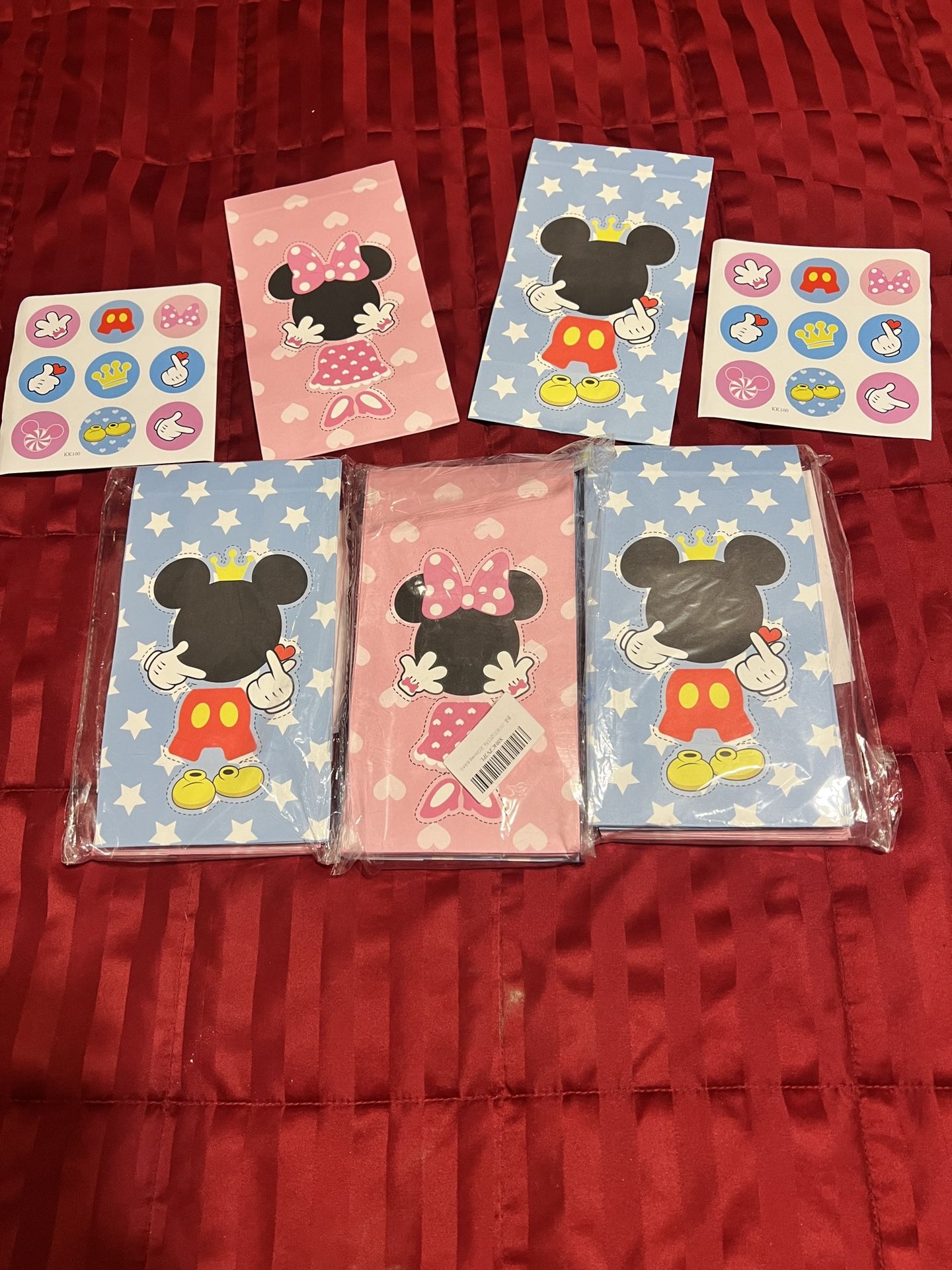 Mickey N Minnie Mouse Candy/Goodies Bags ππ