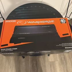 Kicker Warhorse 3600W RMS/ 5000 W Dynamic  POWER
