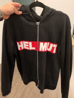 Helmut lang zip up hoodie jacket l xl