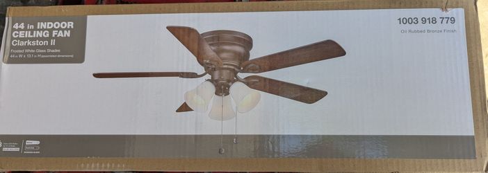 44-In Indoor Simple Ceiling Fan And Light