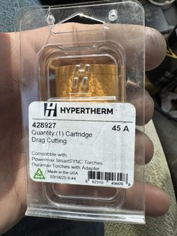 Hyper Therm Tips For Plasma Cutter.