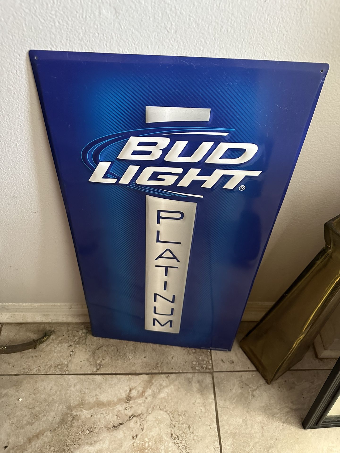 Bud Light Platinum Sign