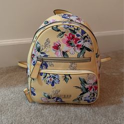 Guess Los Angeles Yellow Flower Backpack