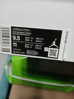 Men's Jordan zion 1