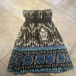 Women's strapless chest sundress. One size. No brand, no tag.