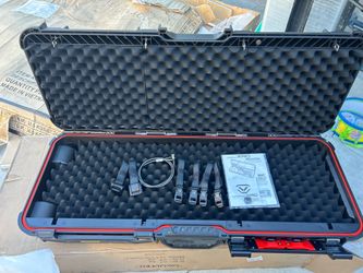 VAULTEK LifePod XRC Series Weatherproof Biometric Rifle Case Built-in Lock Modular Interior Secure Rugged Portable Lockbox with Biometric Scanner and 