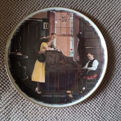 Norman Rockwell Plate.