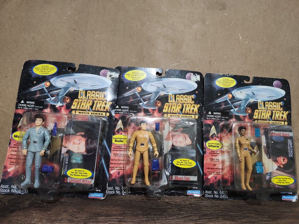 Classic Star Trek Action figures