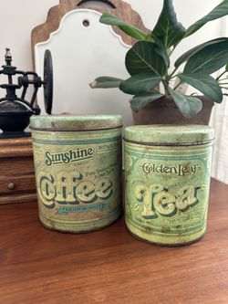 Vintage Coffee & Tea Canisters