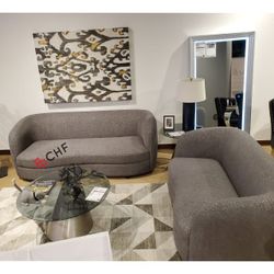 Luxury Living Room 2 Pc Sofa And Loveseat Set