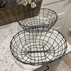 Set Of 2 Nesting Baskets $15