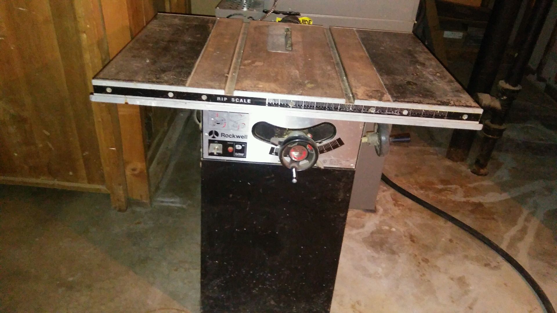 9 inch Rockwell table saw