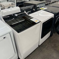 LG 5.5 cu. ft. SMART Washer & 7.3 cu. ft. Vented SMART Electric Dryer 