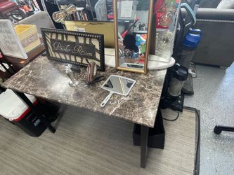 marble table
