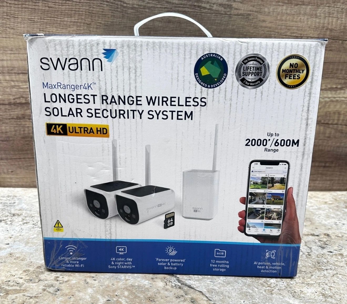  Swann MaxRanger4K Wireless Security System