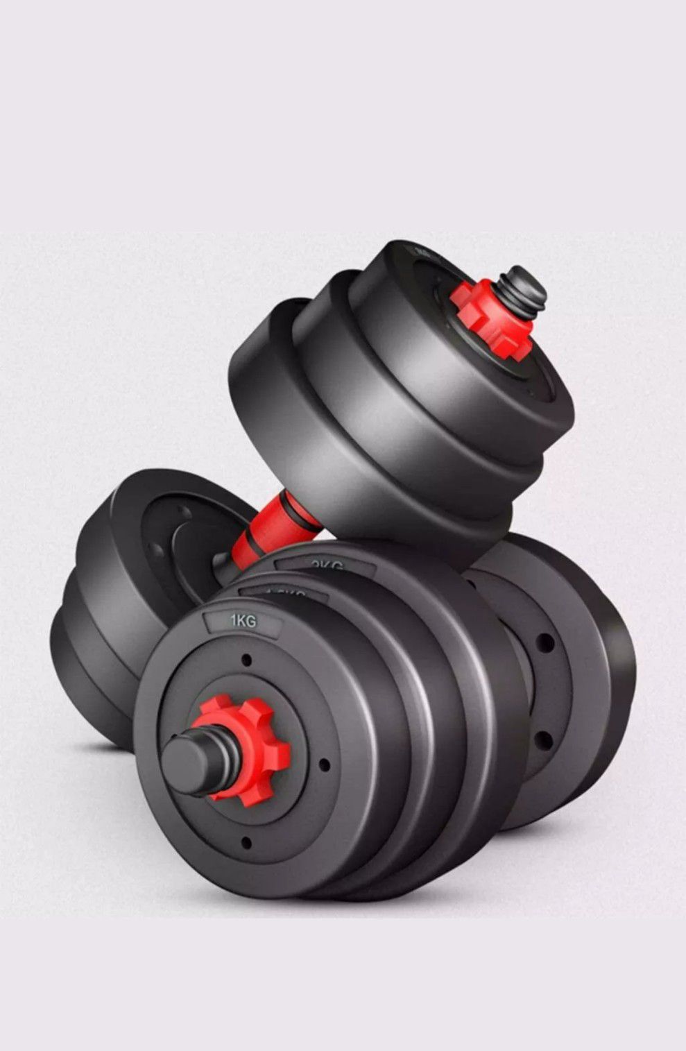Adjustable dumbbell and barbell