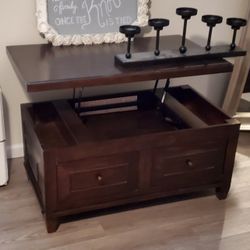 Versatile Lift-Top Coffee Table w/ Storage
